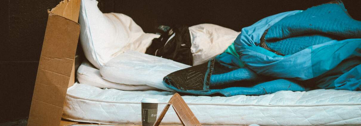 Sachen eines Wohnungslosen